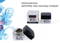 Green Brown Cream Pigment Colors Eyebrow Tattoo Pigmentation Inks Lushcolor 5 ML