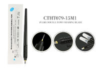 Czarne klasyczne narzędzia do makijażu permanentnego, Microblading Tattoo Pen with Cap
