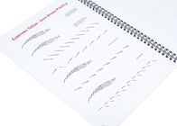 English Microblading Exercise Brwi Tattoo Book For PMU Training