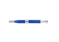 Blue Stainless Steel Permanent Makeup Manual Pen Tools For Eyebrow Tattoo