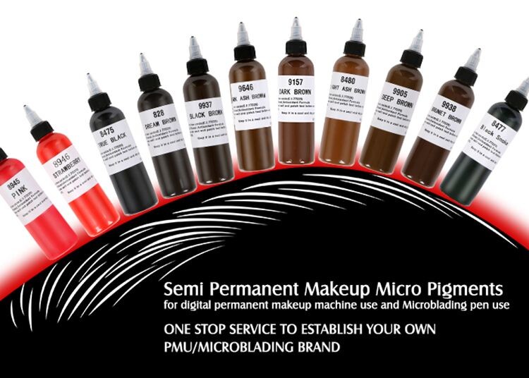 120 ML PMU Brwi Microblading Ink Tattoo Pigment Semi Cream